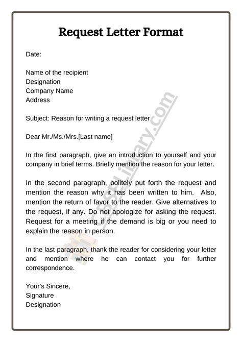 How To Write a Request Letter (With Template and .